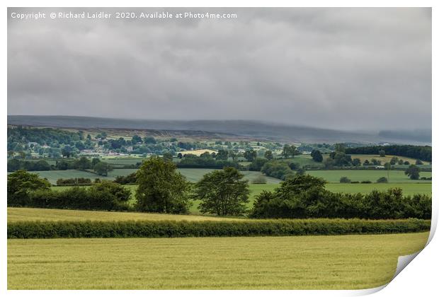 Brightening Up Over Barningham Print by Richard Laidler