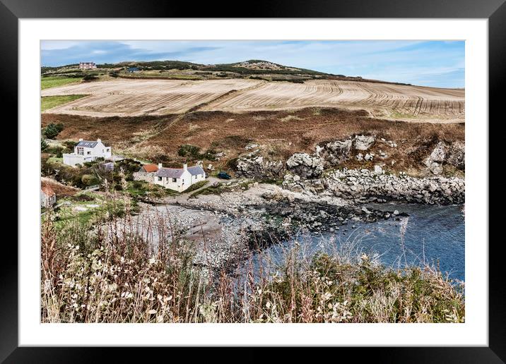 Aberdeen Cliffside View Framed Mounted Print by Valerie Paterson
