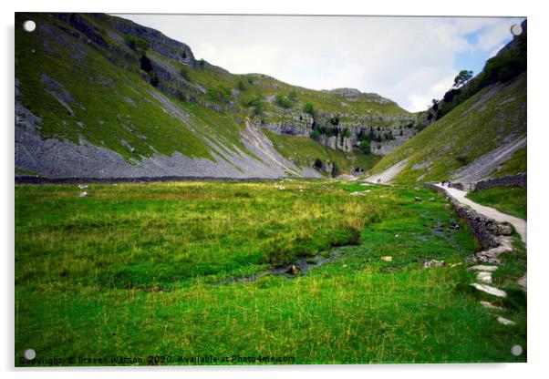 Goredale Scar 2 Acrylic by Steven Watson