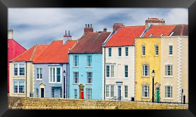Hartlepool Harbour House Panorama Framed Print by Martyn Arnold