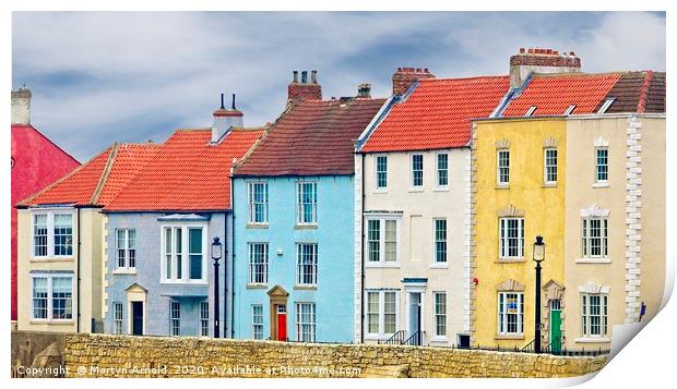 Hartlepool Harbour House Panorama Print by Martyn Arnold
