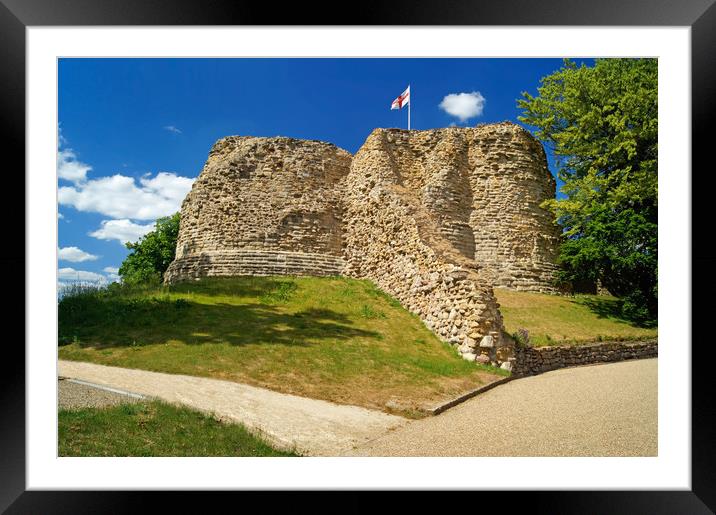 Pontefract Castle                                 Framed Mounted Print by Darren Galpin