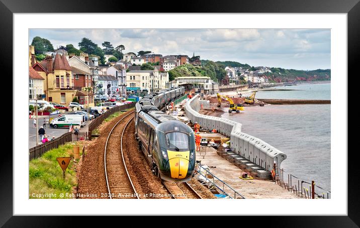 Dawlish IET Framed Mounted Print by Rob Hawkins