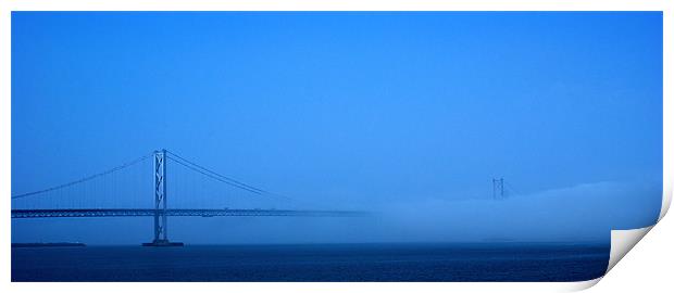 Forth Road Bridge Misty Print by Keith Thorburn EFIAP/b