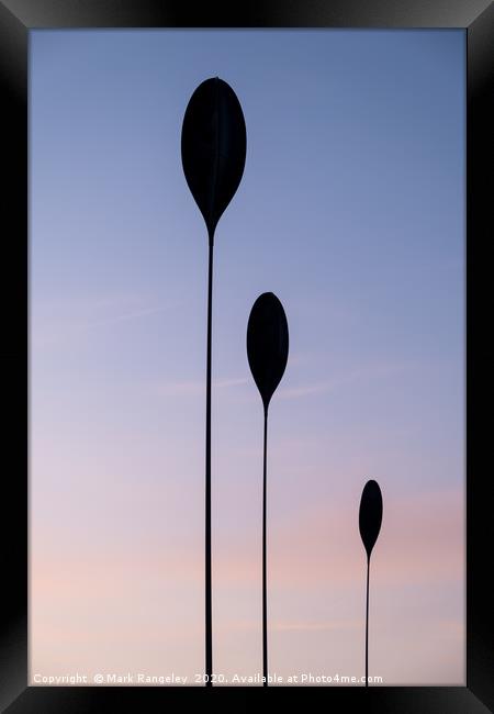 Pastel Blades Framed Print by Mark Rangeley