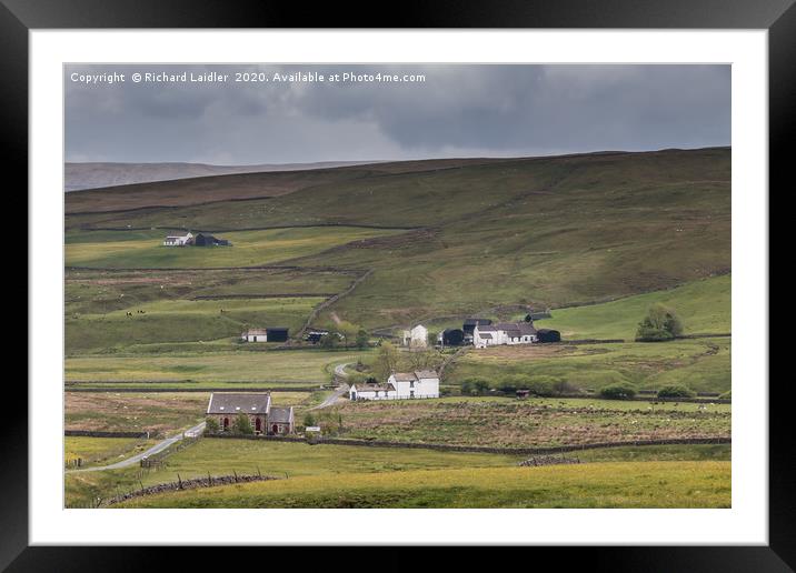 Bright Interval on Harwood, Teesdale Framed Mounted Print by Richard Laidler