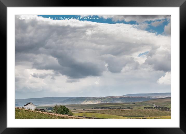 Bright Spot on Cronkley Scar Framed Mounted Print by Richard Laidler