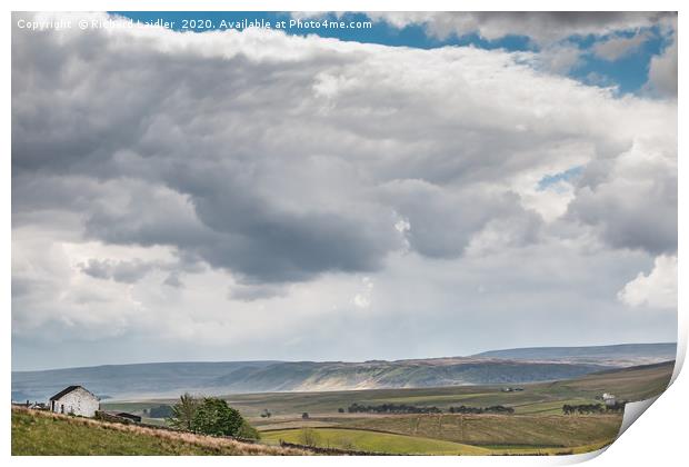 Bright Spot on Cronkley Scar Print by Richard Laidler
