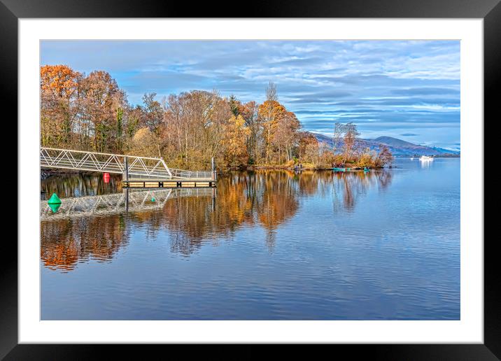 Loch Lomond Framed Mounted Print by Valerie Paterson