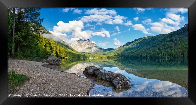 New day at Langbathsee Framed Print by Silvio Schoisswohl
