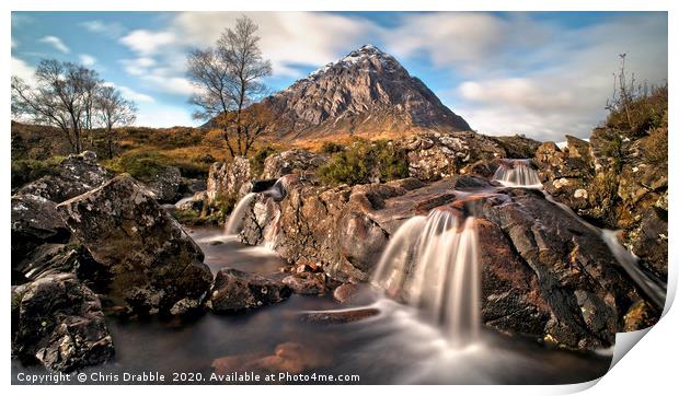 Buachaille Etive Mor Print by Chris Drabble