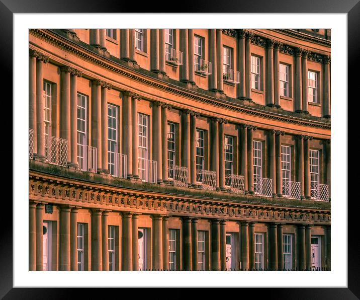 The Circus in the city of Bath Framed Mounted Print by Ed Carnaghan