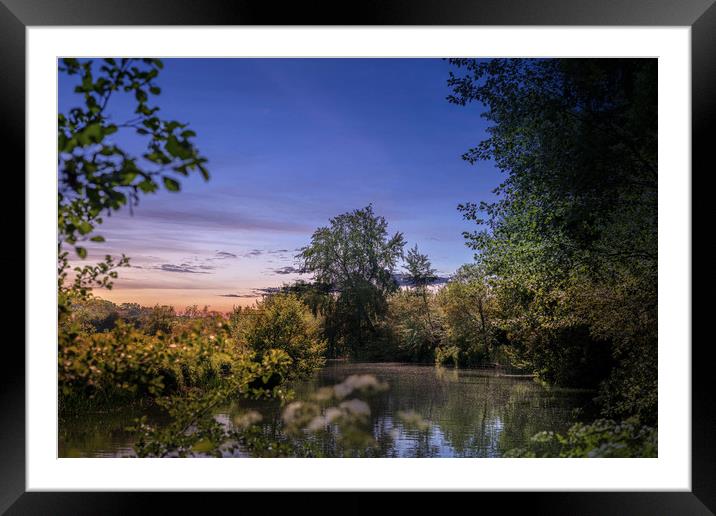 The Avon at Batheaston Framed Mounted Print by Ed Carnaghan