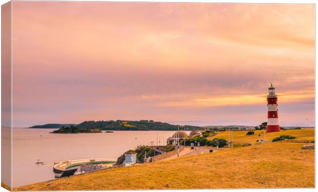 Plymouth Hoe Canvas Print by David Martin