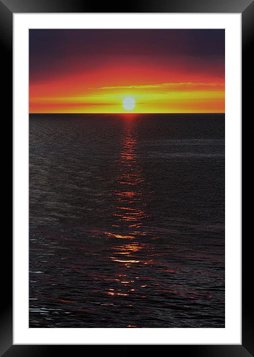 Sundown Framed Mounted Print by Sean Wareing