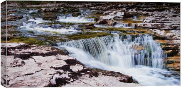 Stainforth Force Panorana Canvas Print by David McCulloch