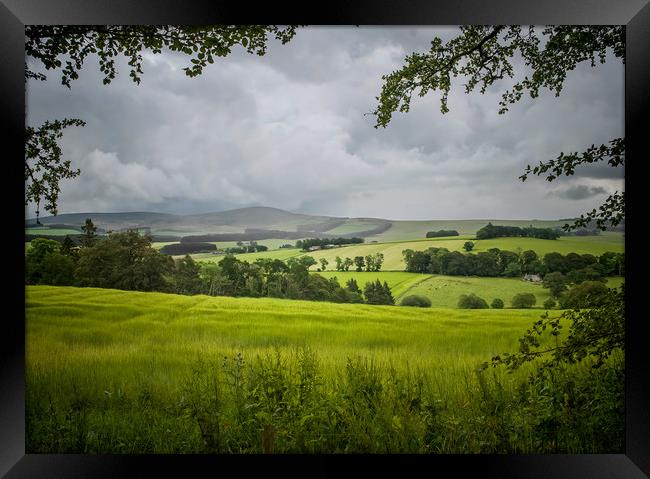 Aberdeenshire Landscape Framed Print by Colin Metcalf