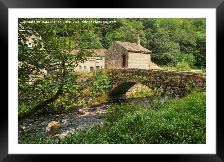 The Stone Bridge at Gibson Mill, Yorkshire, Framed Mounted Print by Diana Mower
