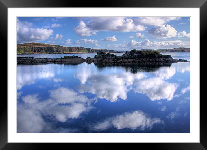 Easdale Island Framed Mounted Print by R K Photography