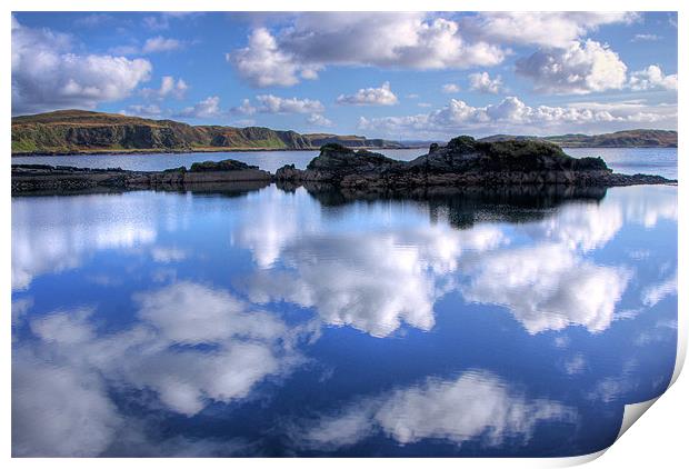 Easdale Island Print by R K Photography