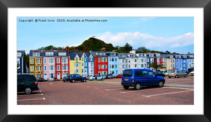 Aberdovey holiday properties Framed Mounted Print by Frank Irwin
