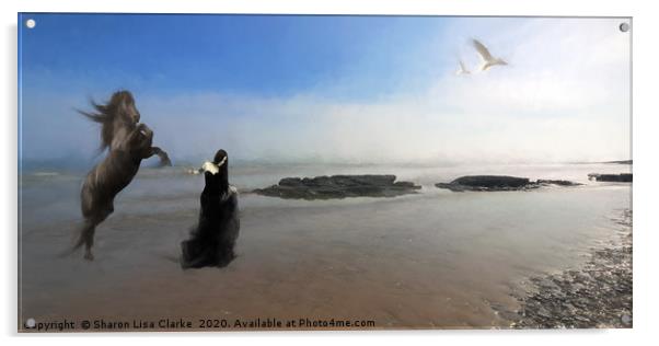 Fantasy Sands Acrylic by Sharon Lisa Clarke