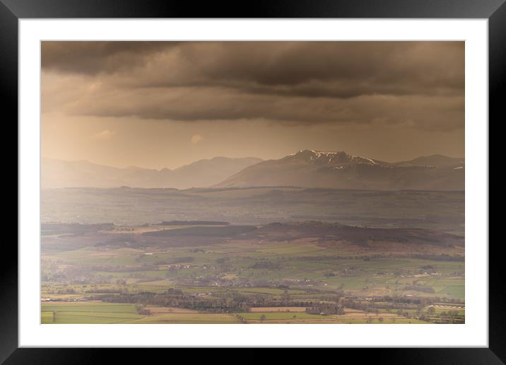 The Eden Valley in Cumbria Framed Mounted Print by John Malley