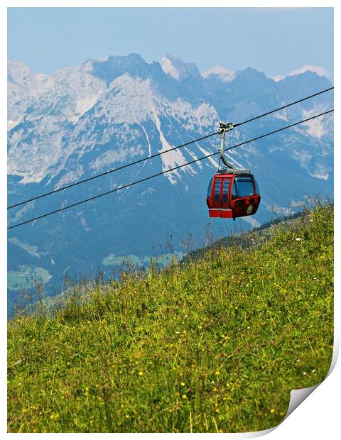 AUSTRIAN TYROL Print by Sue HASKER