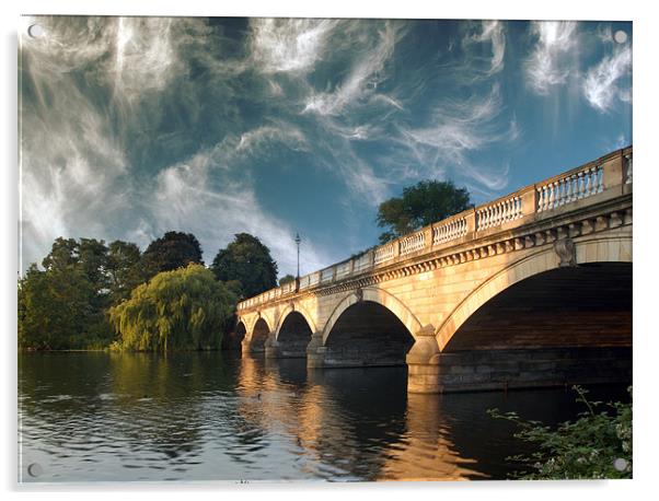 Bridge over the Serpentine  Acrylic by Jonathan Pankhurst