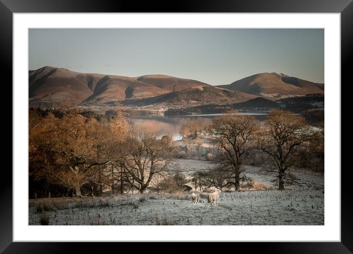 Lake District Morning Framed Mounted Print by John Malley