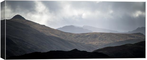 Mountain Vistas Canvas Print by John Malley