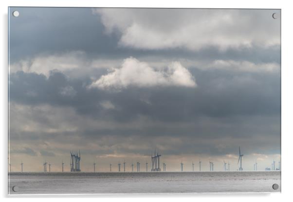 Harnessing Wind Power Acrylic by John Malley