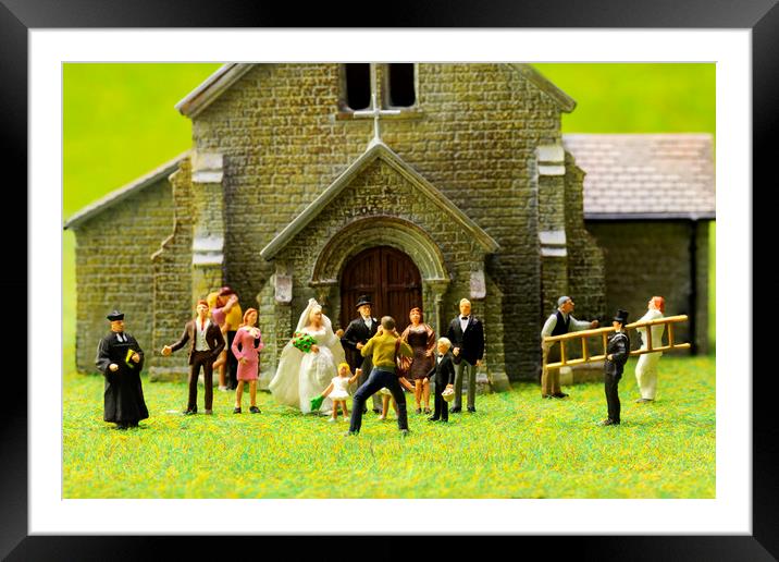 The Wedding Day 2 Framed Mounted Print by Steve Purnell