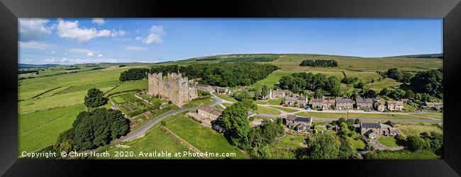 Bolton Castle, in the Yorkshire Dales Framed Print by Chris North