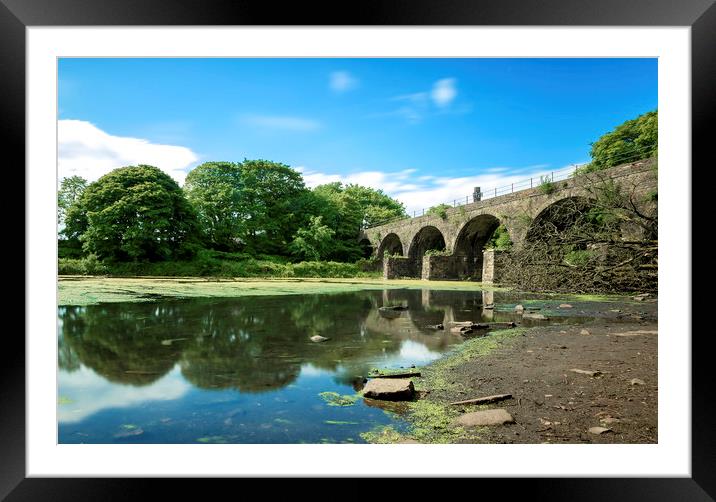 Tottington Viaduct, Tottington, Bury, Lancashire Framed Mounted Print by Jonathan Thirkell