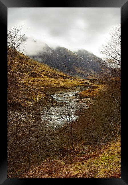 The River Coe Framed Print by Jacqi Elmslie