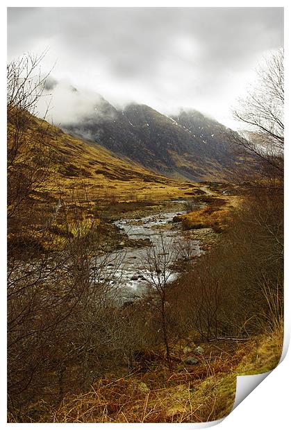 The River Coe Print by Jacqi Elmslie