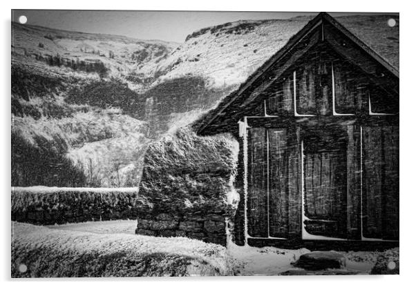 Cold Cabin Acrylic by Gareth Burge Photography