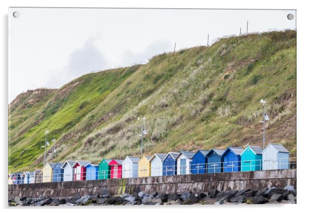 Row of beach huts Acrylic by Jason Wells