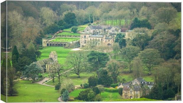 Ilam Hall near Dovedale Canvas Print by John Malley