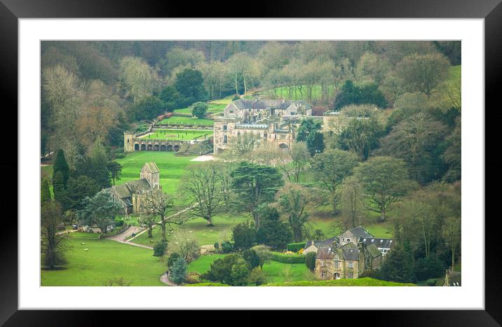 Ilam Hall near Dovedale Framed Mounted Print by John Malley