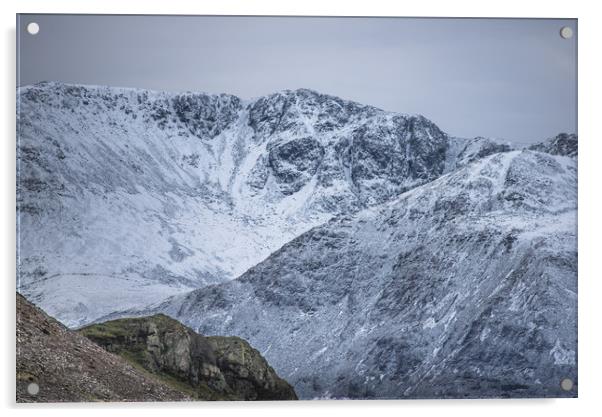 High Stile in Winter's Garb Acrylic by John Malley