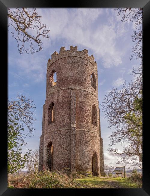 Conygar Tower, Dunster, Exmoor Framed Print by Shaun Davey