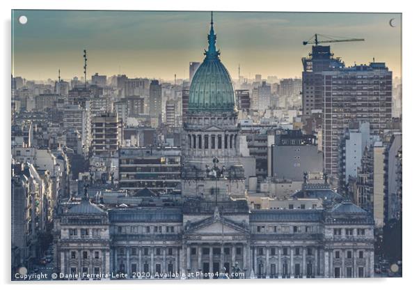Aerial View of Buenos Aires Argentina Acrylic by Daniel Ferreira-Leite