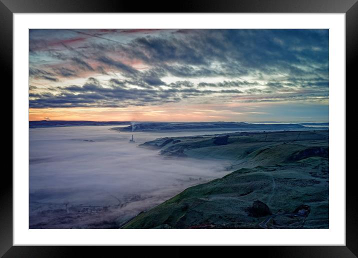 Hope Valley Inversion                              Framed Mounted Print by Darren Galpin