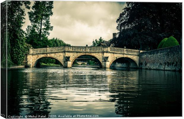 River Cam by The Backs, Cambridge, England, UK Canvas Print by Mehul Patel