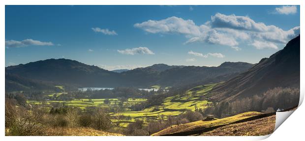 The Vale of Grasmere Print by John Malley