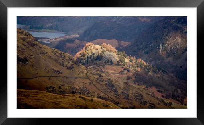 A Beam of Light Framed Mounted Print by John Malley