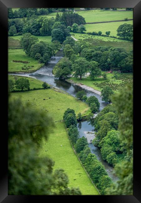 The River Derwent Borrowdale Framed Print by John Malley