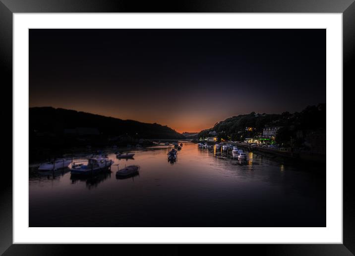 Sunset over Looe Framed Mounted Print by Steve Taylor